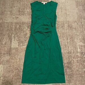 Diane von Furstenberg Green Fitted Dress